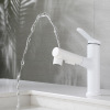 Pull type basin faucet household