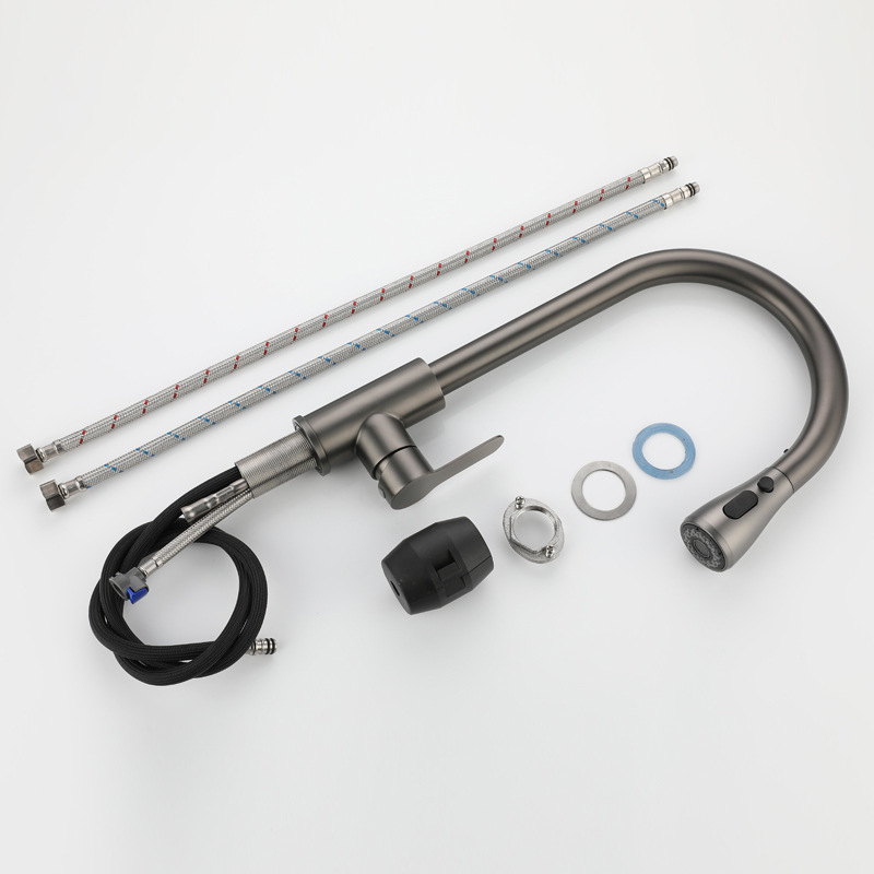 Kitchen faucet pull type