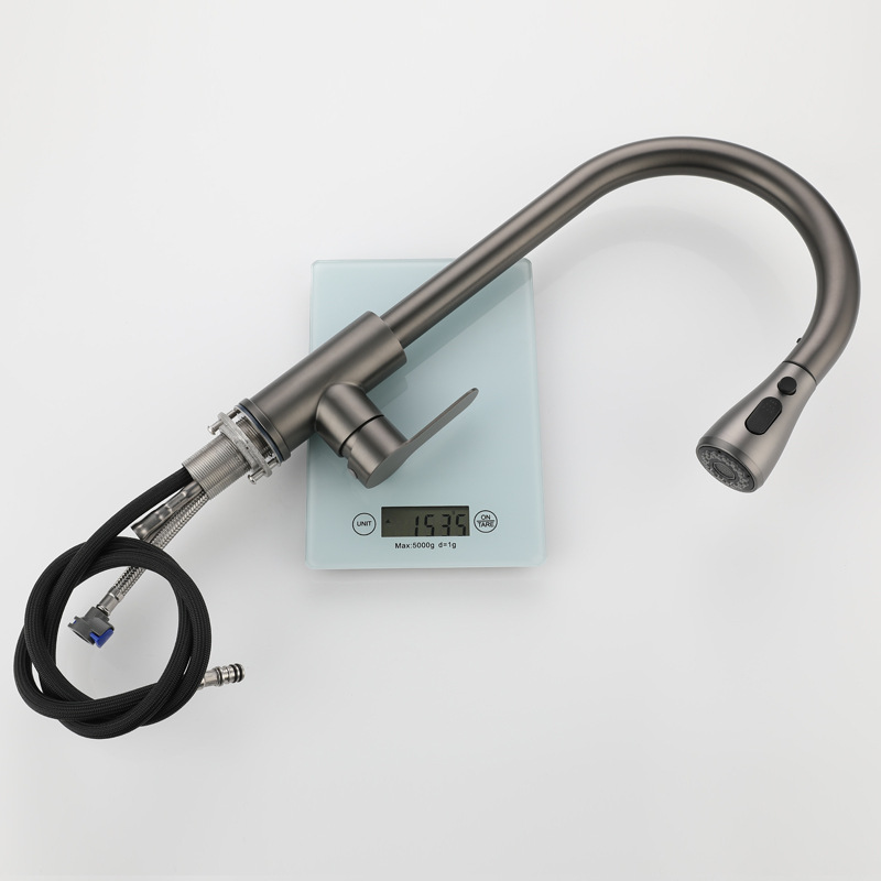 Kitchen faucet pull type