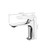 Bathroom household under basin bathroom cabinet faucet