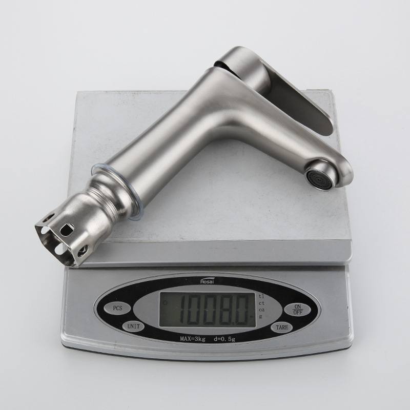 Bathroom sink under faucet basin