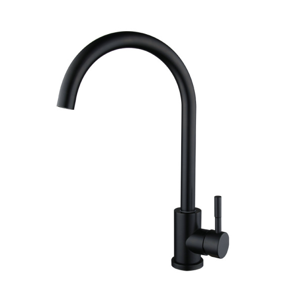 Black kitchen faucet European style