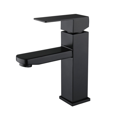 Black wash basin faucet