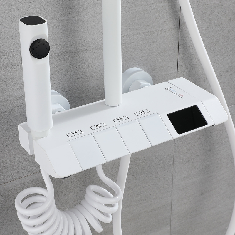 Constant temperature shower Snow White piano keys