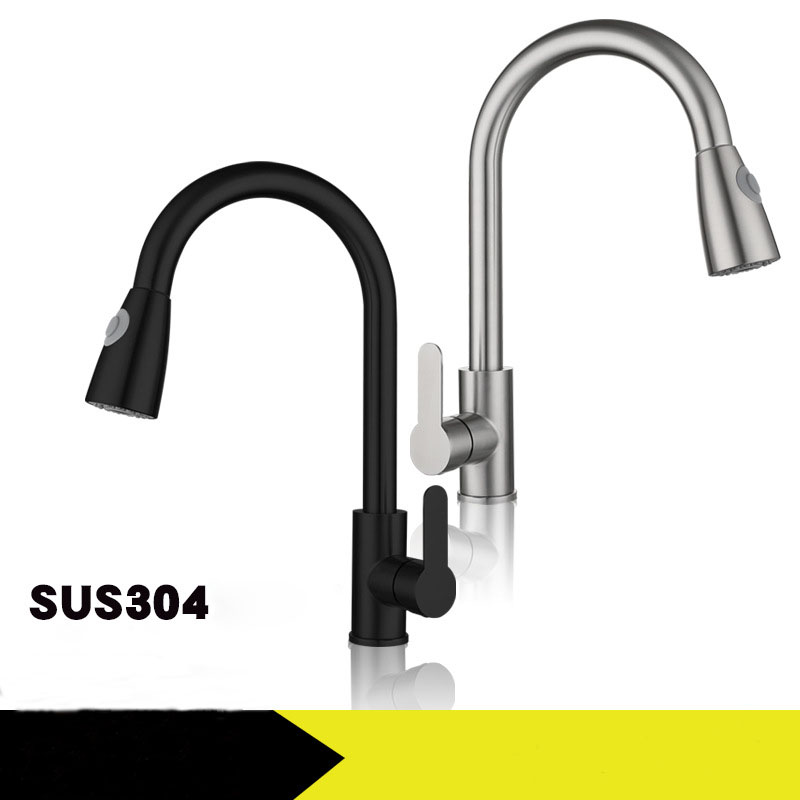 Heavy kitchen puller faucet
