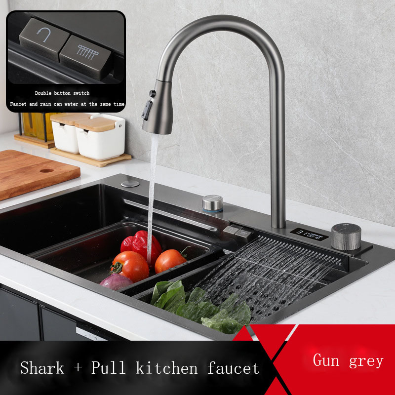 Intelligent understage kitchen with sink