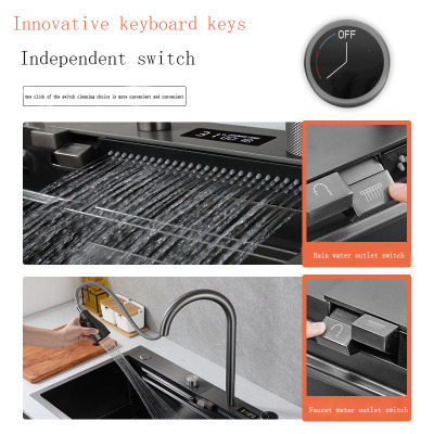 Intelligent understage kitchen with sink