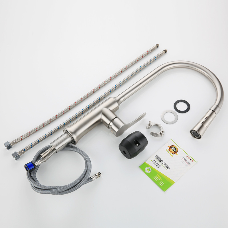 Kitchen draw faucet