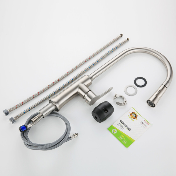 Kitchen draw faucet