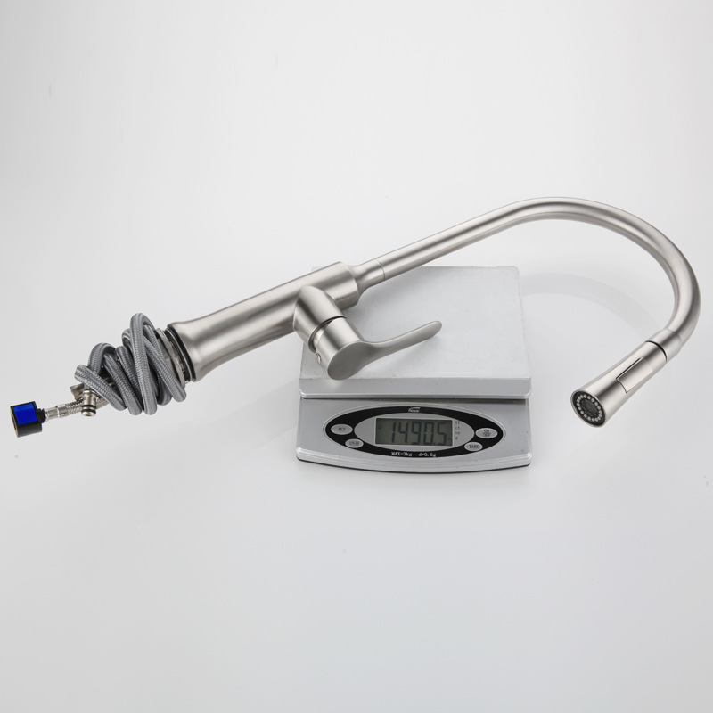 Kitchen draw faucet