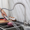 Kitchen tap hot and cold can be rotated