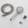 Portable supercharged shower head can be disassembled and washed