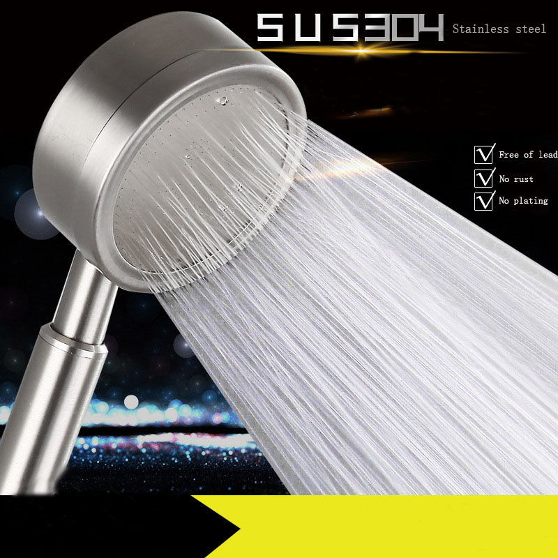 Pressurized shower head