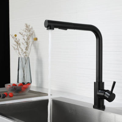 Seven word draw faucet wire drawing hot and cold
