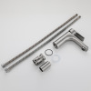 Single hole basin faucet hot and cold