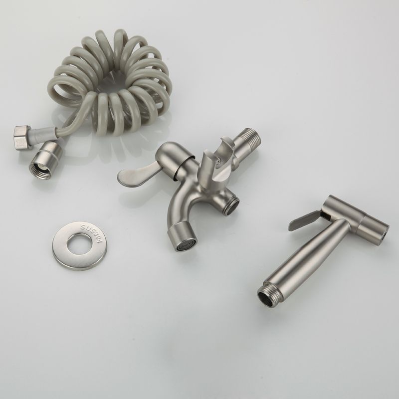 Spray gun set one in two out of the bathroom balcony