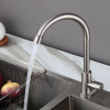 Stainless steel kitchen single cold faucet