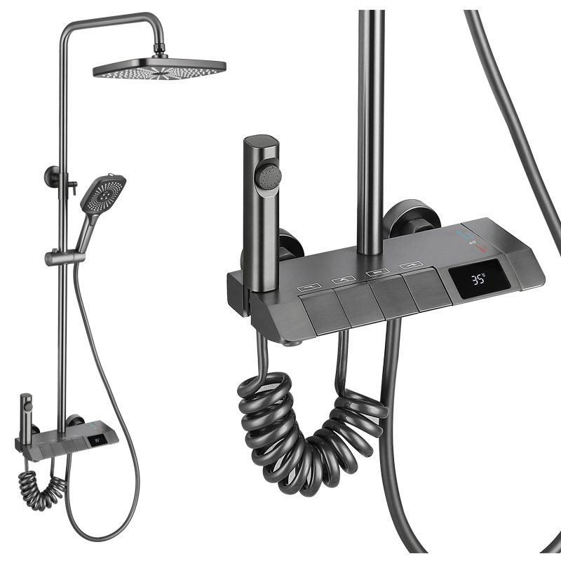 Thermostat shower gun grey piano keys