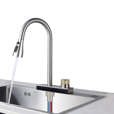 copy of Pull type rain waterfall single hole faucet