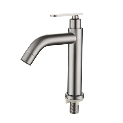 Single cold basin faucet bathroom wash basin wash station
