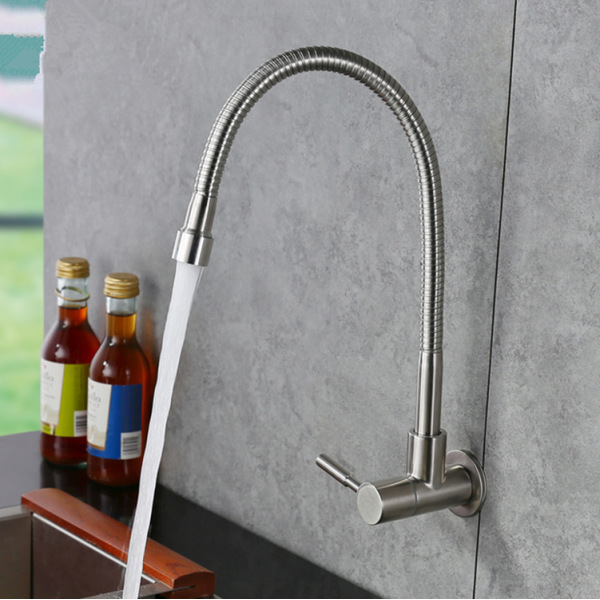 Single-cooled universal pipe sink