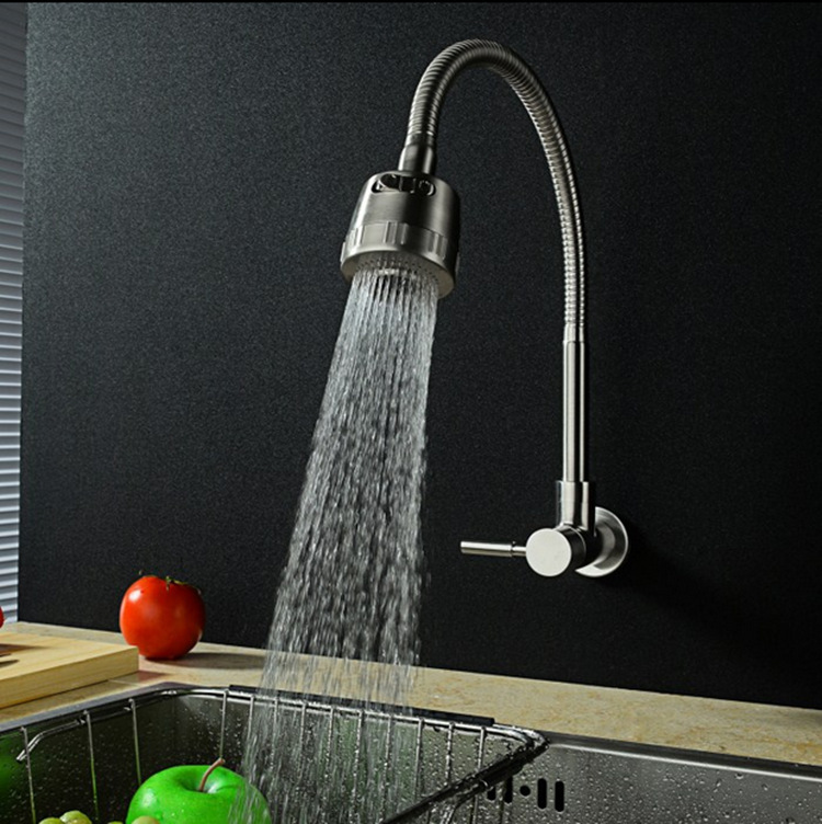 Single-cooled universal pipe sink