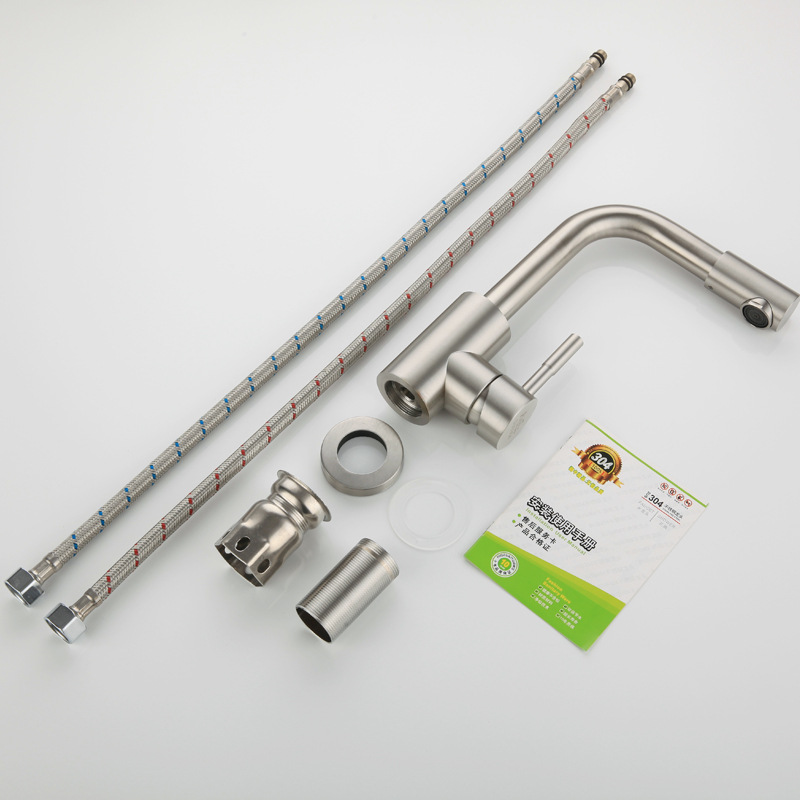 Single hole on hot and cold mixed water table