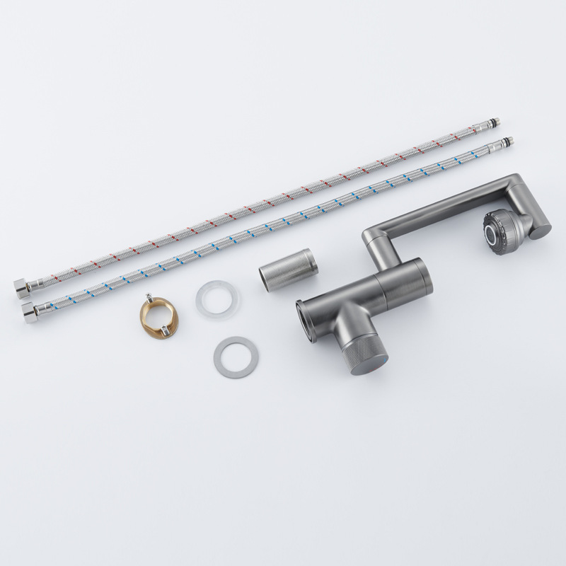 Under the basin mechanical arm universal faucet