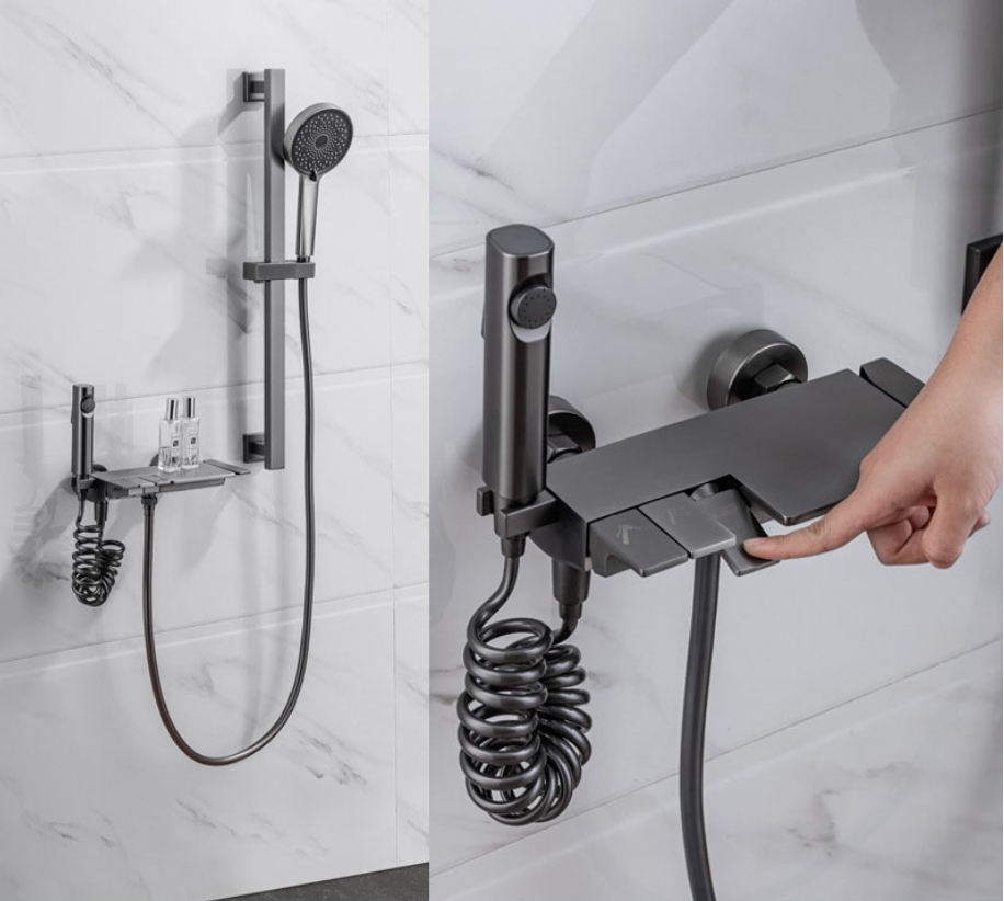 Easy shower with piano keys