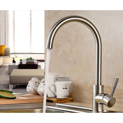 Lead-free stainless steel faucet